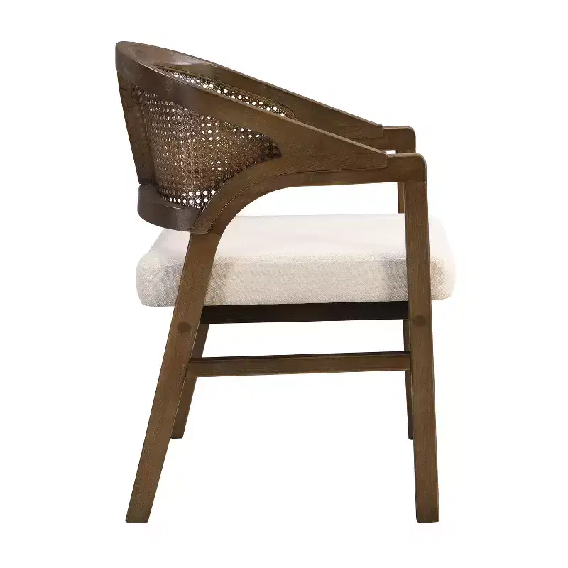 Christopher Knight Home Keira 7 Piece Modern Rattan and Rubberwood Upholstered Dining Set