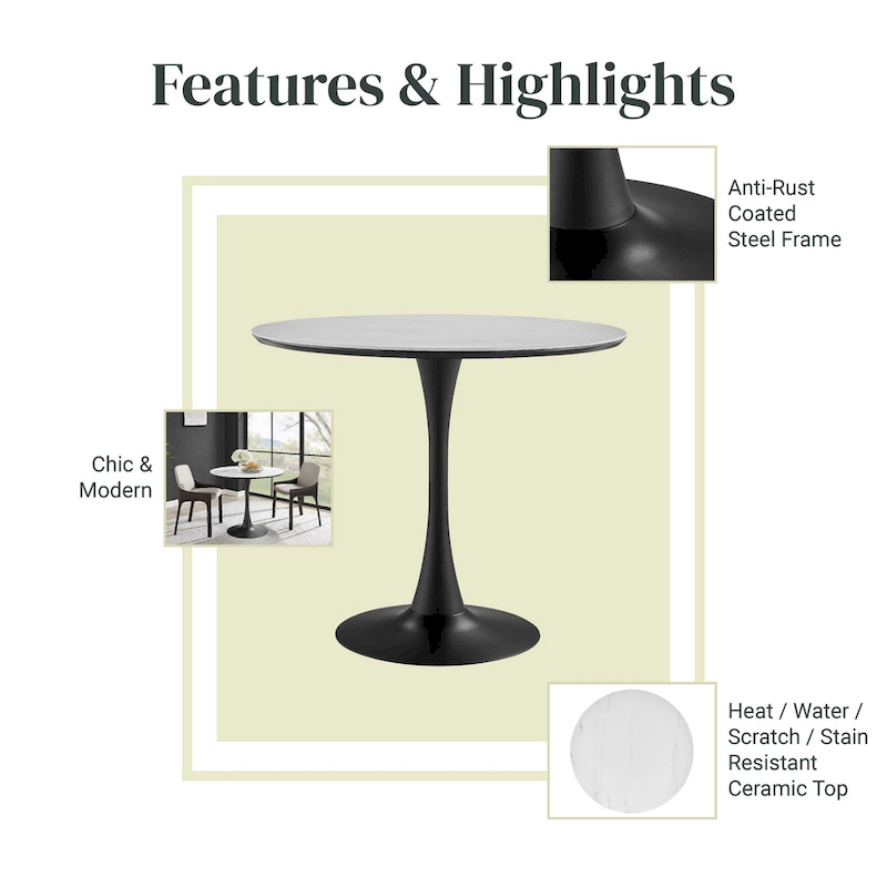 Anson Round Dining Table