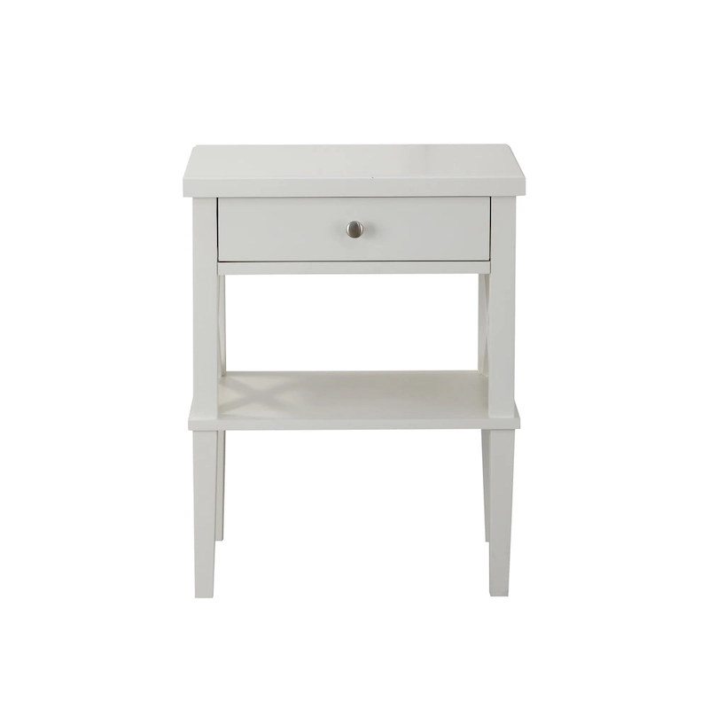 Copper Grove Castle Creek Wooden Nightstand with Lower Shelf