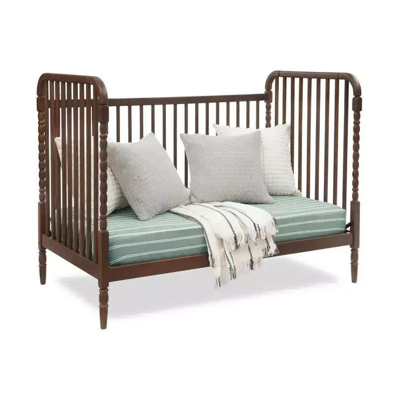 Wood 4-in-1 Convertible Baby Crib 55''W x 30.5''D x 41''H