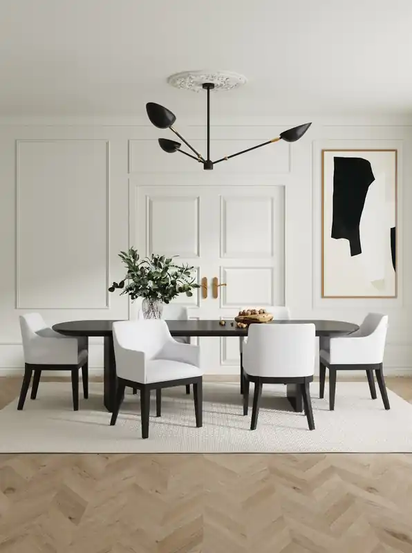 Modern Faux Leather Dining Chair