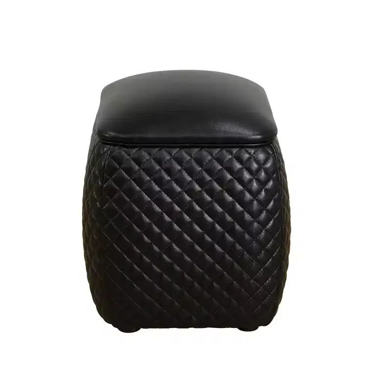 AndMakers Faux Leather Rectangular Ottoman