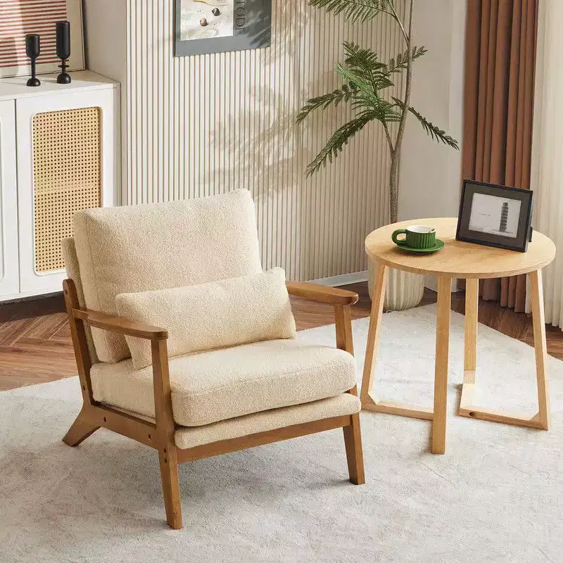Karl Home Upholstered Single Lounge Chair Accent Chair