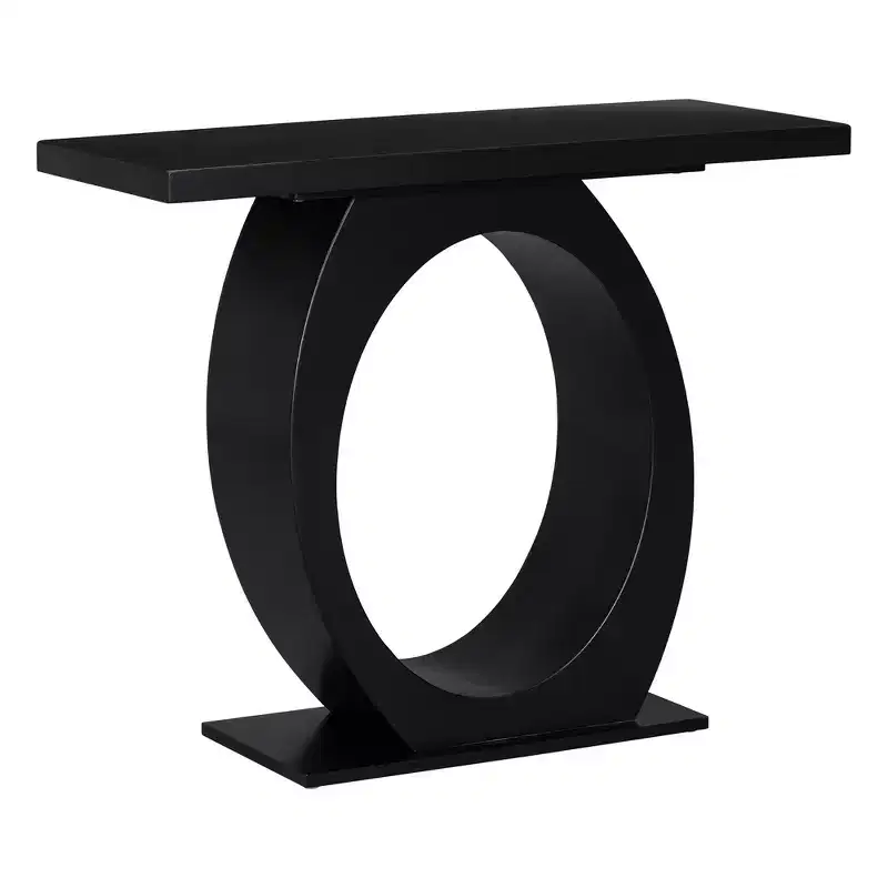 Whisen Modern Console Table & Entryway Table, Sturdy Sofa Table with Egg-Shaped Base