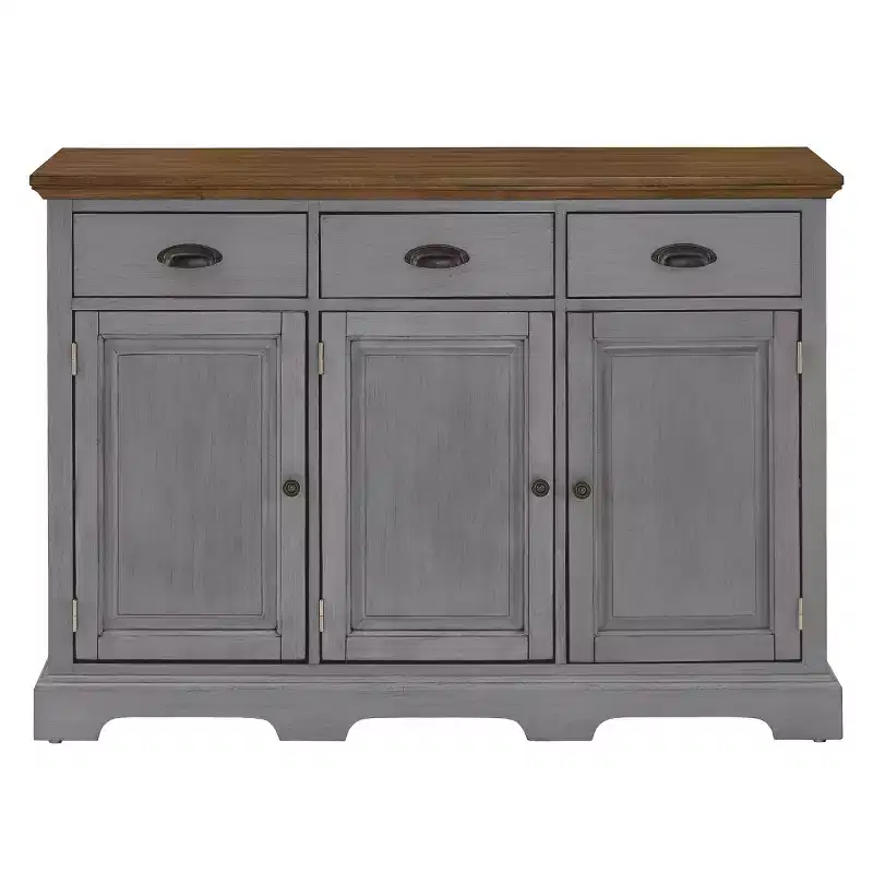 Lea Buffet - Oak/Antique Grey - iNSPIRE Q