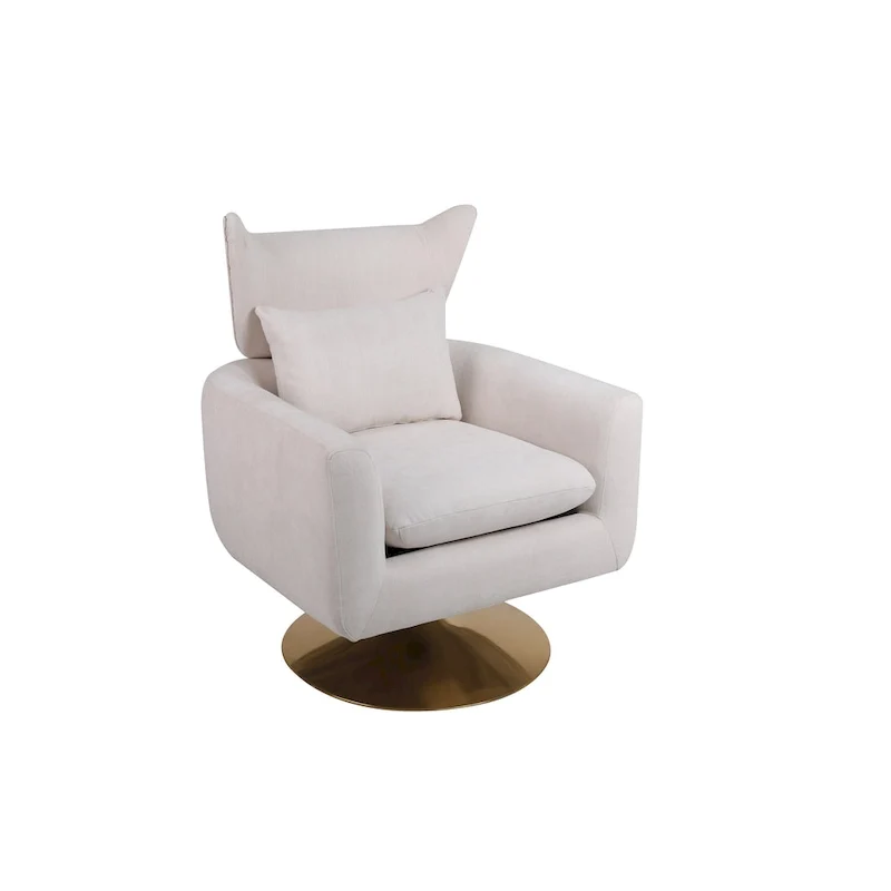 Mid-Century 360-degree Swivel Accent Chair