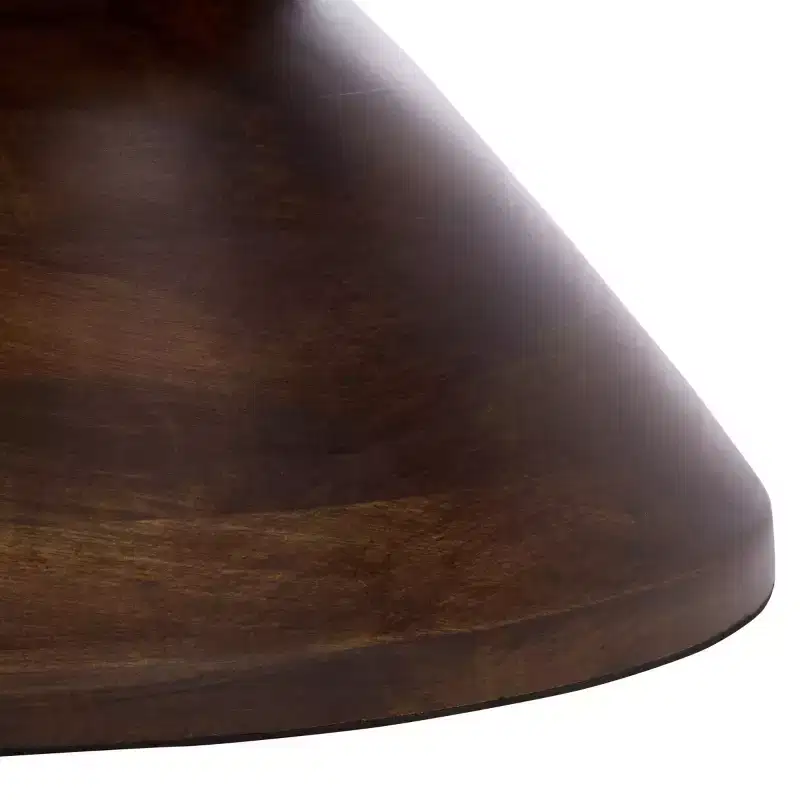 Pascual Round Accent Table - ACC3258 - Walnut - Safavieh