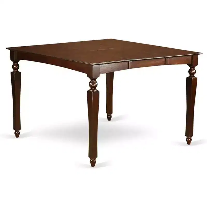 HomeStock Counter Height Dining Set Black Butterfly Leaf Table 8 Chairs