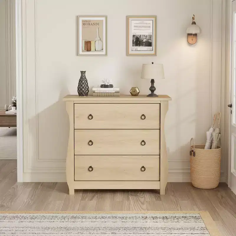 Garvee 3 Dresser for Bedroom, 29.3 Tall Drawer Dresser with Storage Freestanding, Wooden Closet Storage Chest for Living Room