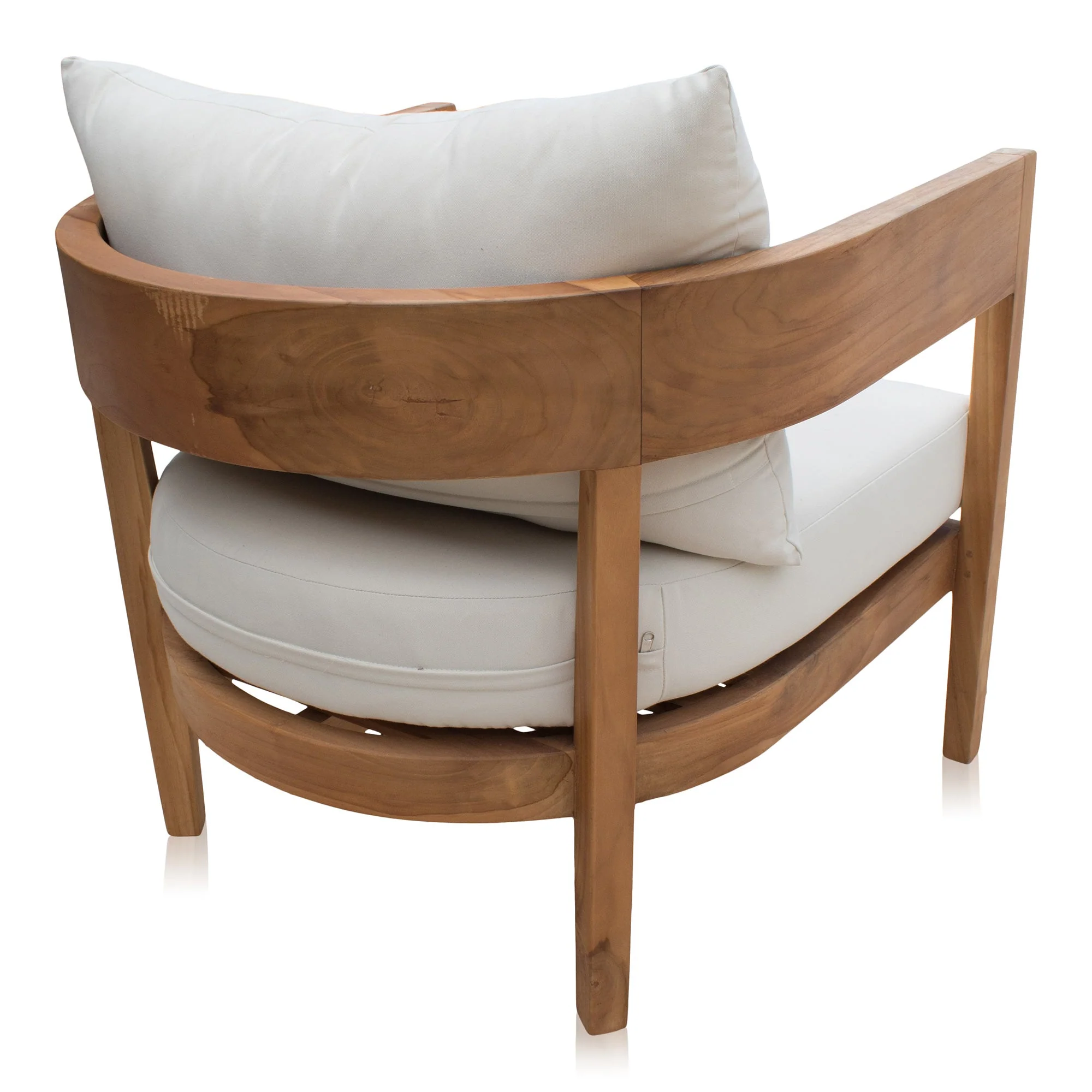 Outdoor Lounge Chair Natural Finish Patio Furniture
