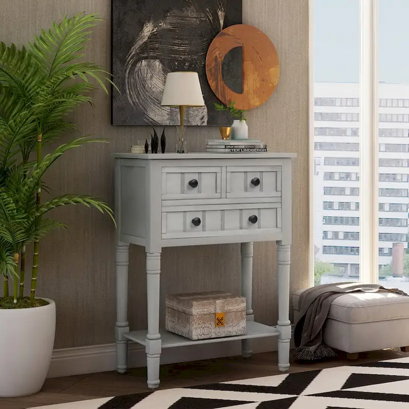 Narrow Console Table Slim Sofa Table