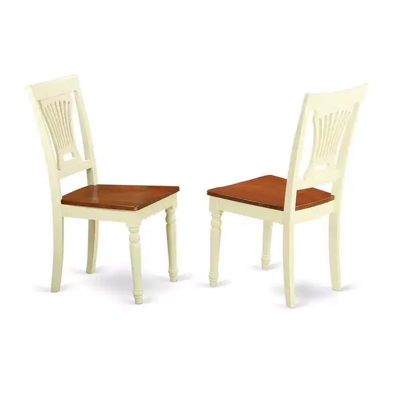 HomeStock Kitchen Nook Dining Set Round Table with 2 Chairs Modern Style