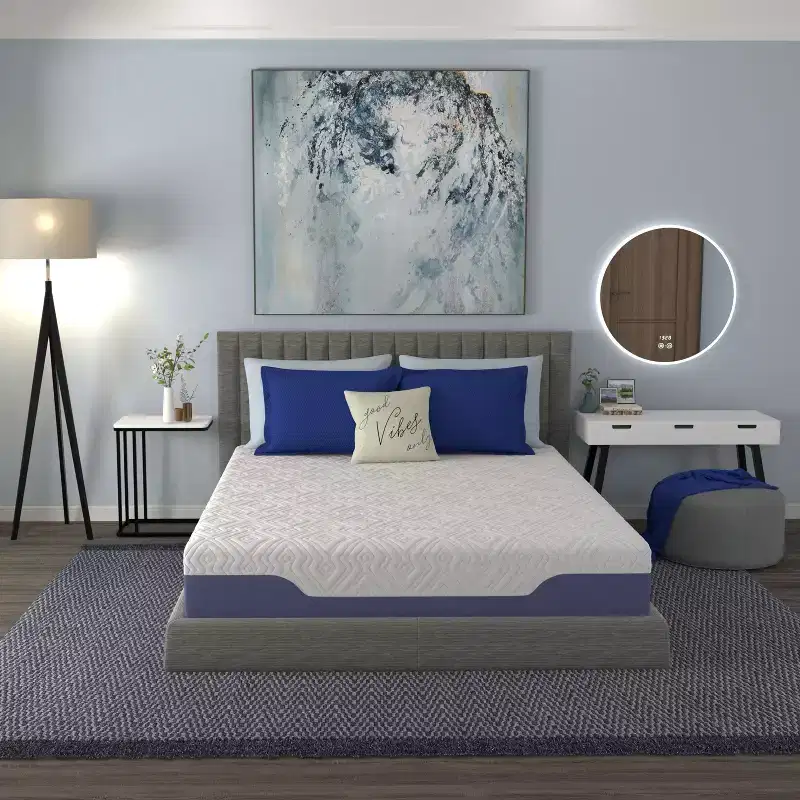 Okak Cooling Hybrid Mattress with Innerspring, Eco-Friendly Hybrid Memory Foam Mattress, Presure-Relief Mattress for Home, Hotel
