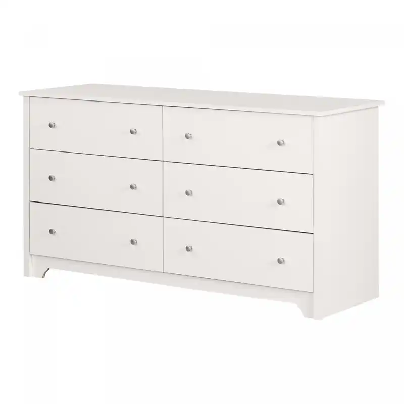 6-drawer Dresser - Pure White