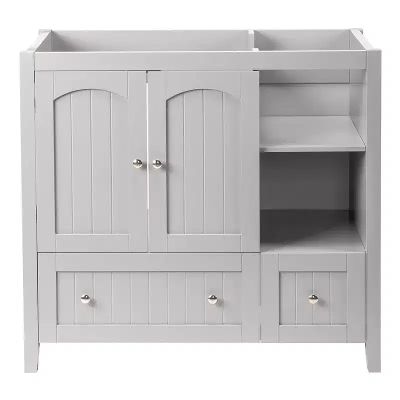 Gray Bathroom Vanity Without Sink Top