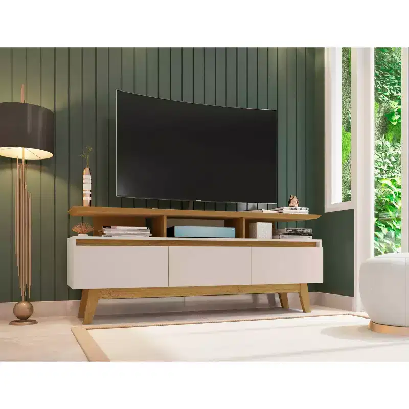 Yonkers TV Stand for TVs up to 60 - Manhattan Comfort