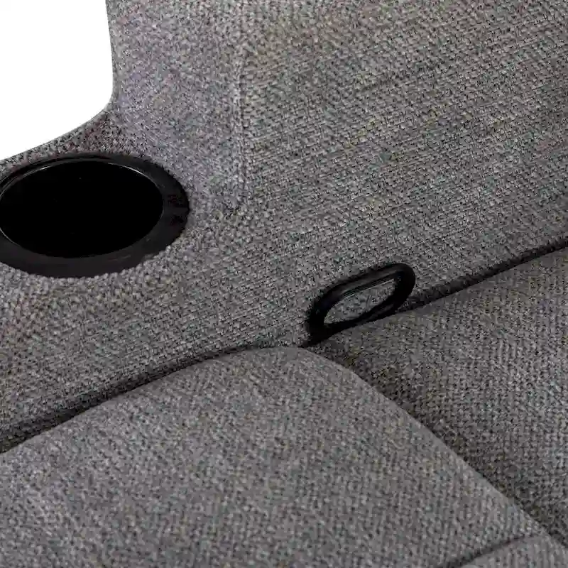 Ebello Massage Recliner Chair with Heat and Vibration Manual Sofa