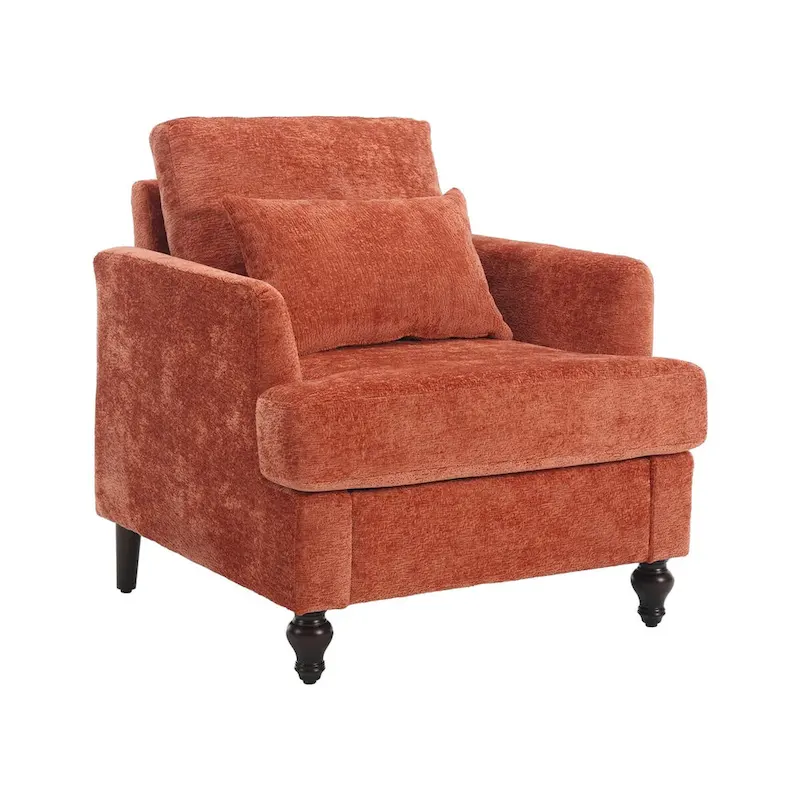 Wooden Frame Armchair, Modern Accent Chair Lounge Chair