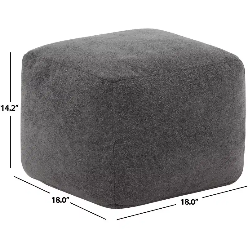 Samuels Boucle Pouf - SFV5041 - Safavieh Couture