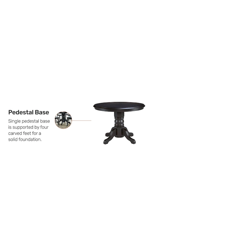 Homestyles 42 Round Pedestal Dining Table (Table Only)