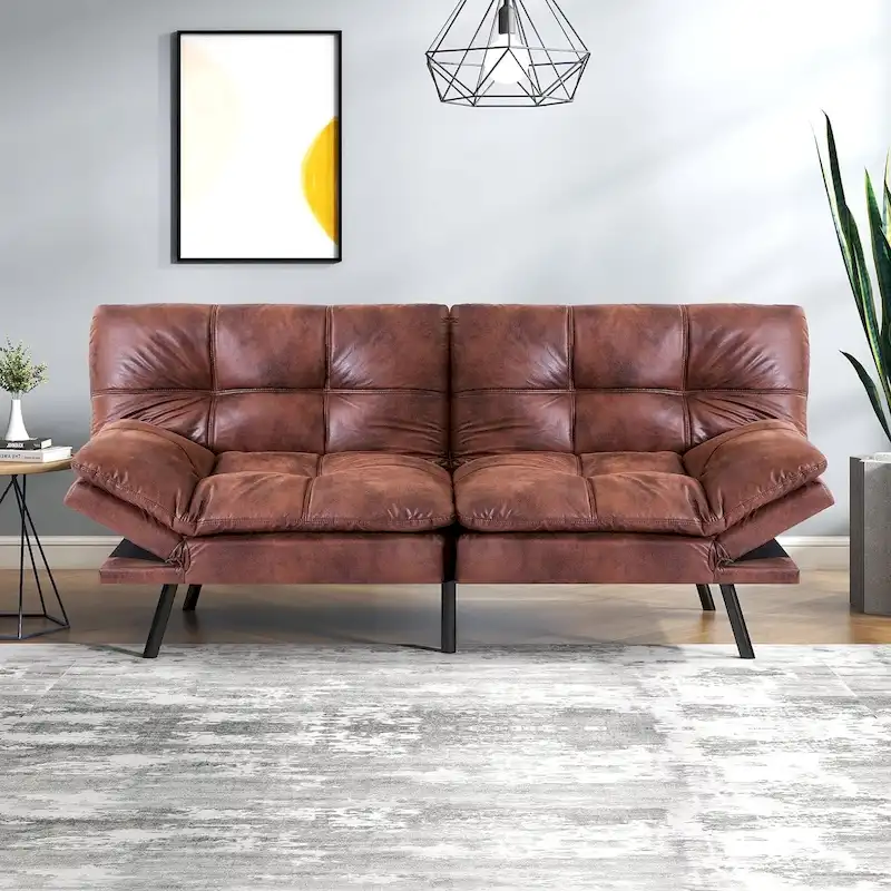 Power Leather Home Theater Recliner Seating — Row of 2