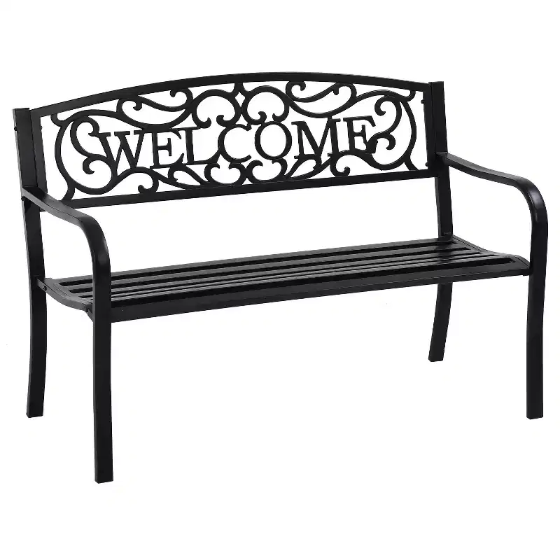 FDW Garden Bench Weatherproof Park Bench Ideal for Outdoor Spaces