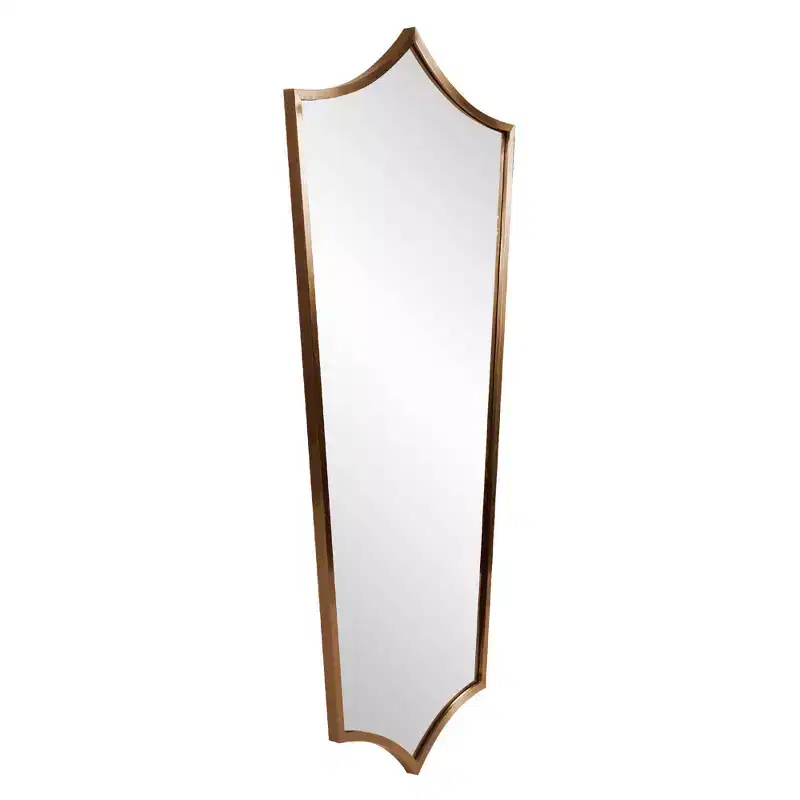 Howard Elliott 52x24 Antioch Stainless Steel Framed Shield Mirror
