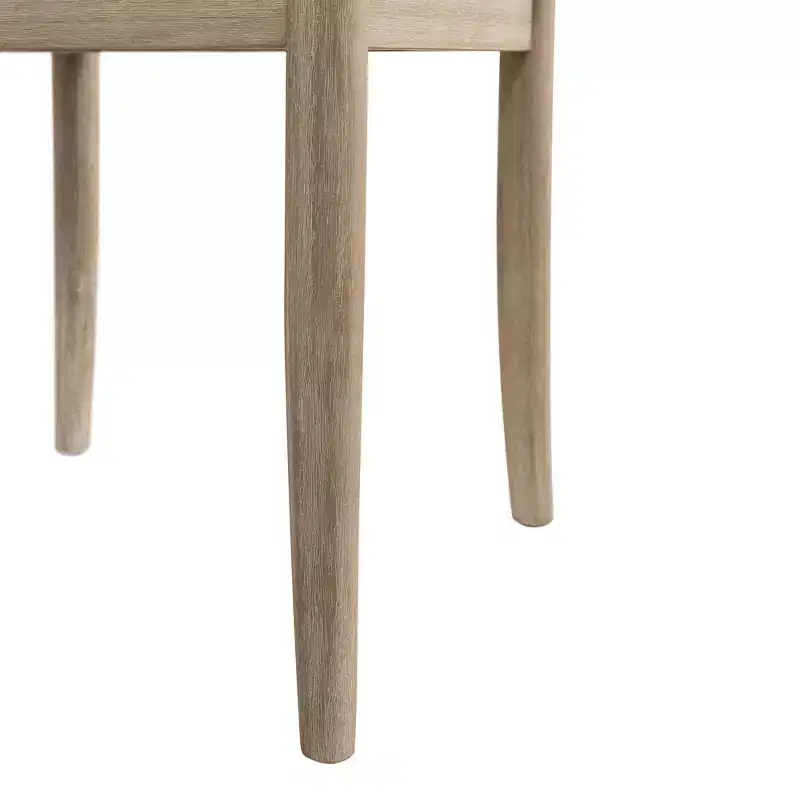 2pc Keaton X Back Wooden Side Chair Set Beach - Picket House Furnishings: Mid-Century Modern, Solid Wood Frame