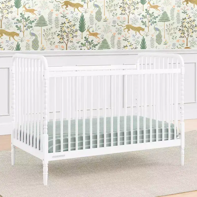 4-in-1 Convertible Crib – Solid Pine, GREENGUARD Gold