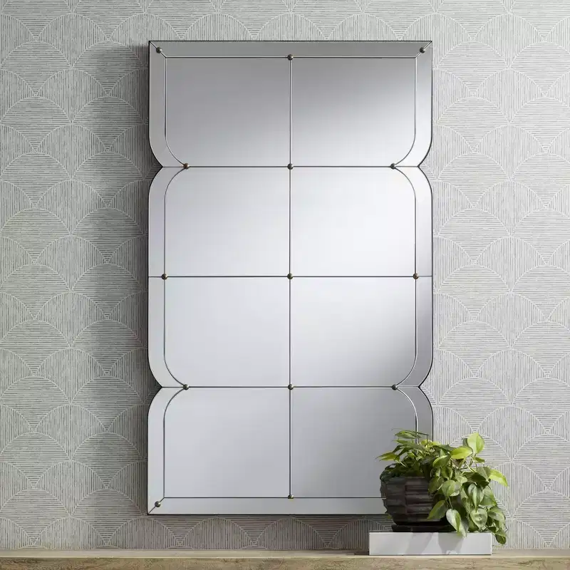 Curved Multi-Panel Wall Mirror 26.5