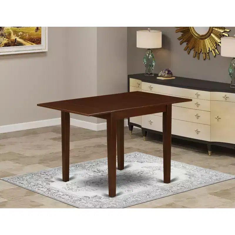 HomeStock Rectangular Table 30X48 With 2 Drop Leaves