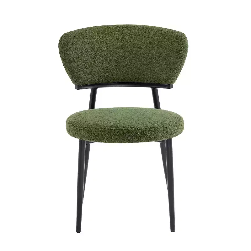 Christopher Knight Home Atrass Upholstered Dining Chair with Metal Legs (Set of 4)