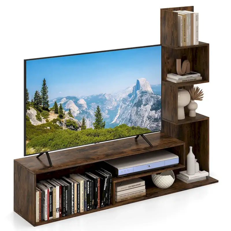 Costway Cube TV Stand for TVs up to 50 Media Console Table with - See Details
