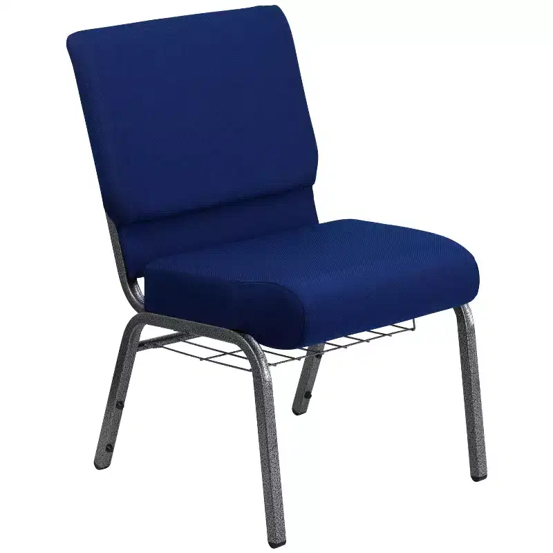 Flash Furniture HERCULES Series 21''W Church Chair with Book Rack