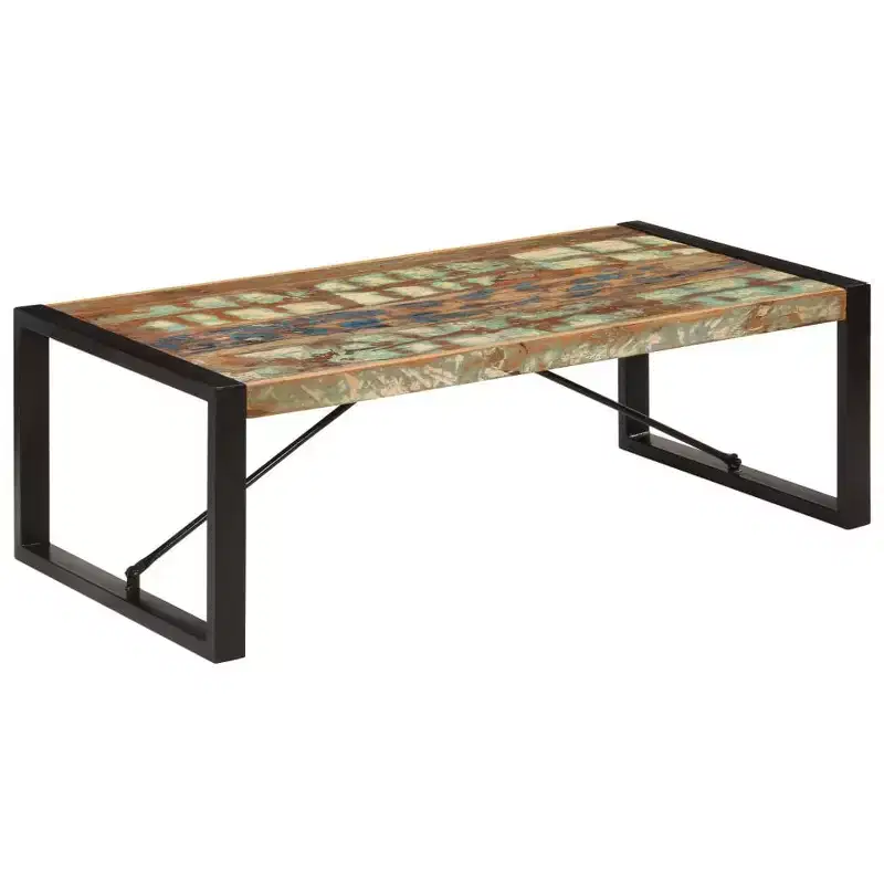 vidaXL Coffee Table 47.2x23.6x15.7 Solid Reclaimed Wood