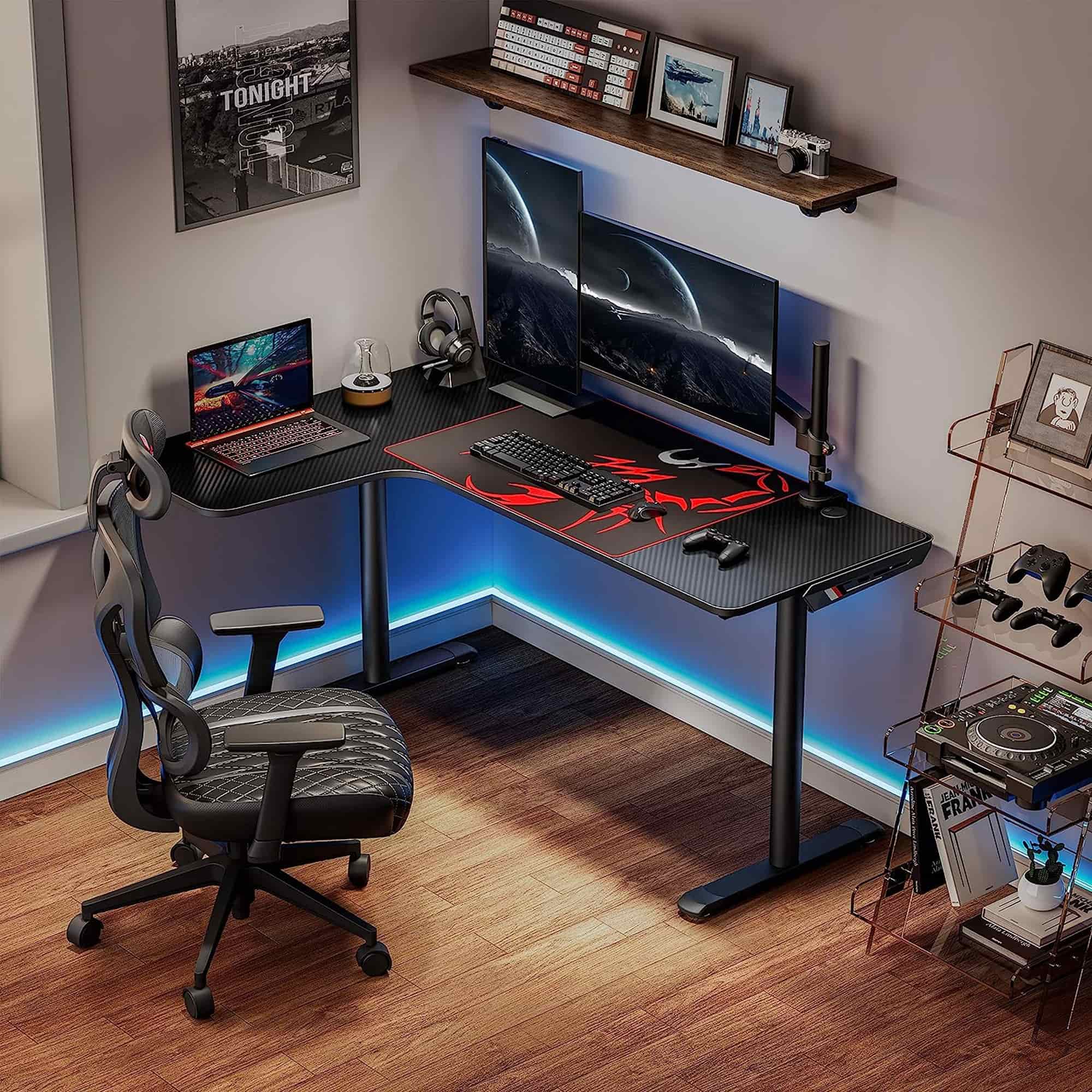 L Shaped Gaming Desk (60x24)