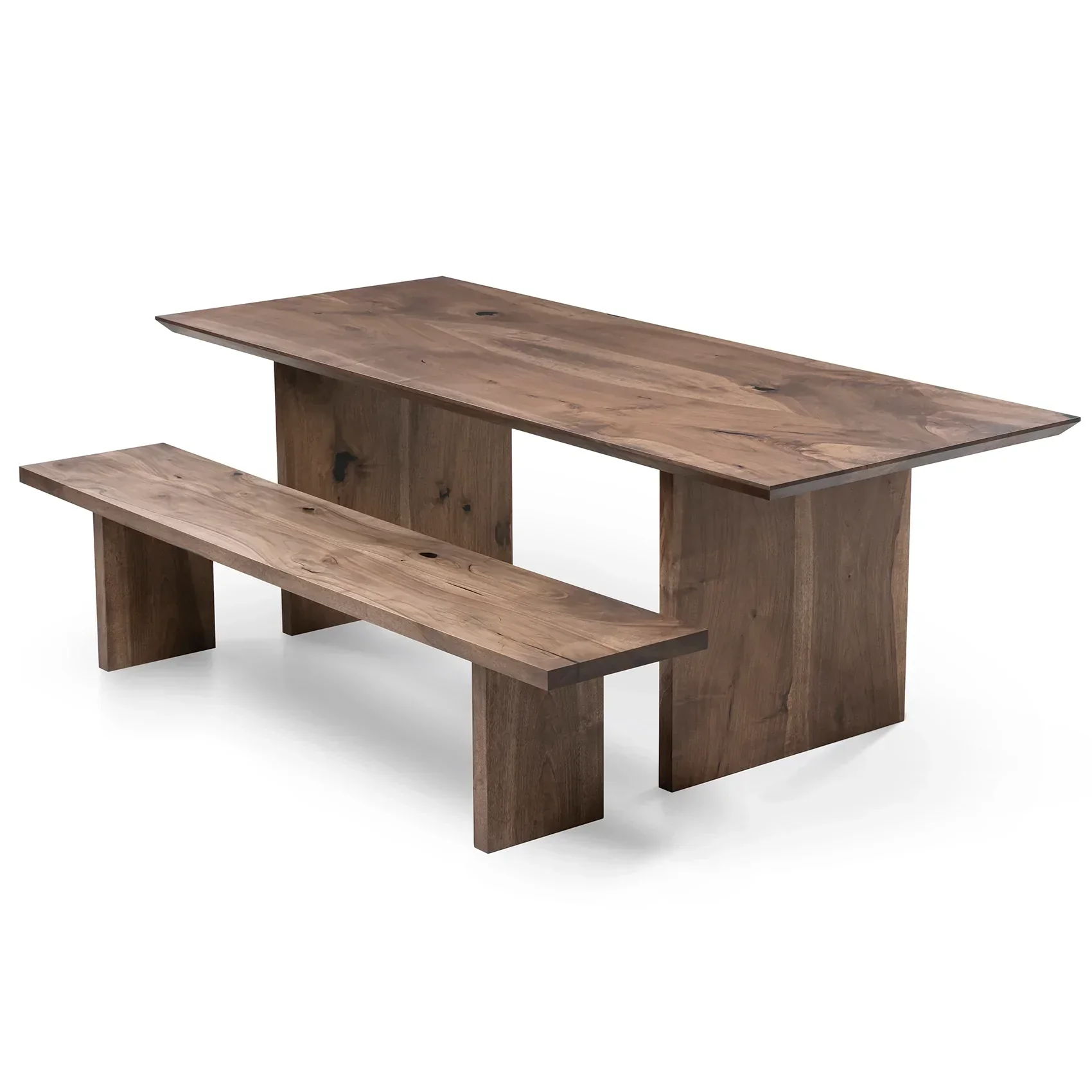 Walnut Dining Table - PLEASE CONTACT FOR QUOTE VIA EMAIL Information and Customisation The is available in solid walnut - customisable to the nearest