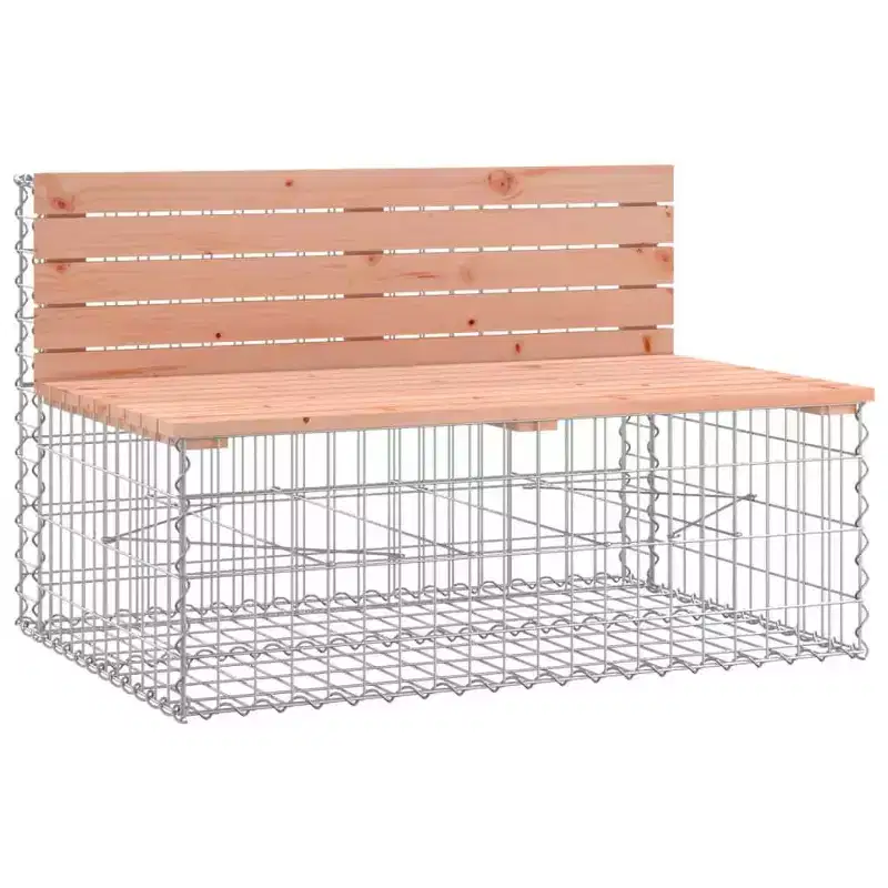 vidaXL Garden Bench Wood Solid Douglas wood 113 x 28 x 25.8 in