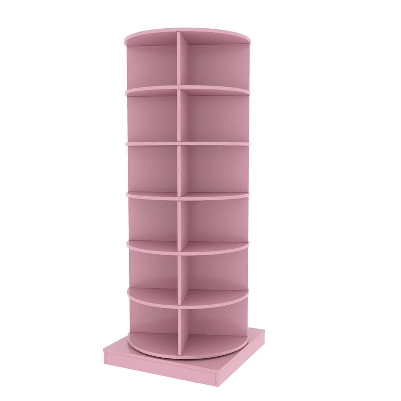 360Rotating Shoe Cabinet 6 layers Holds Up to 24 Paris of Shoes
