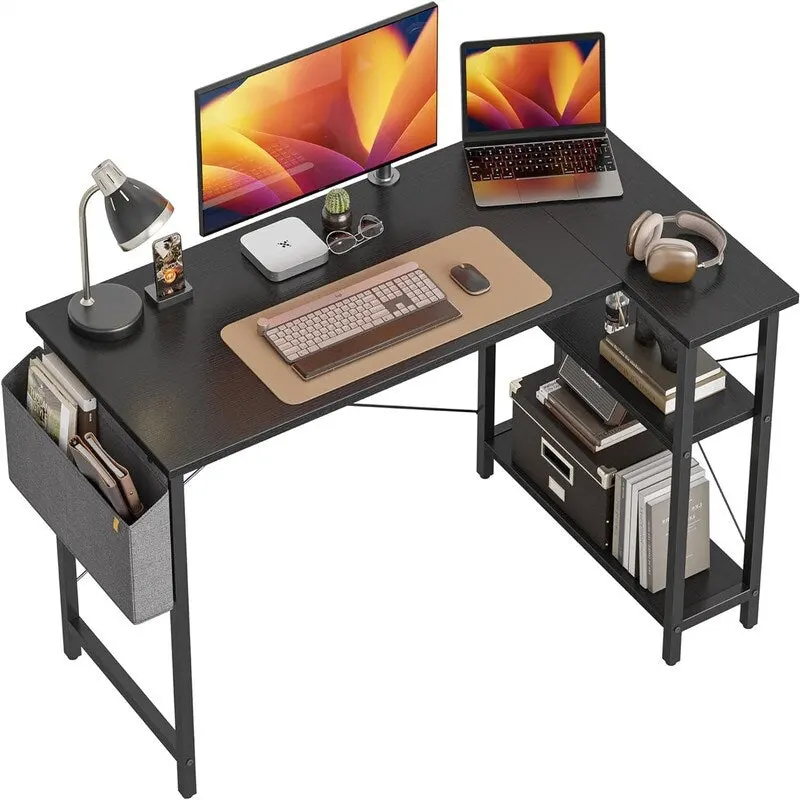 40 Inch Small L Shaped Computer Desk