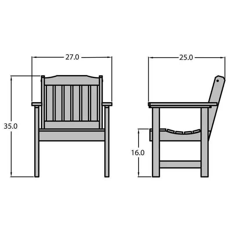 Lehigh Garden Patio Chair - highwood