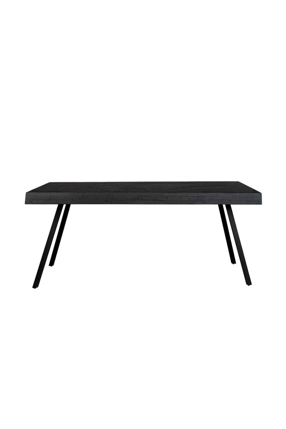 Black Lacquered Teak Dining Table