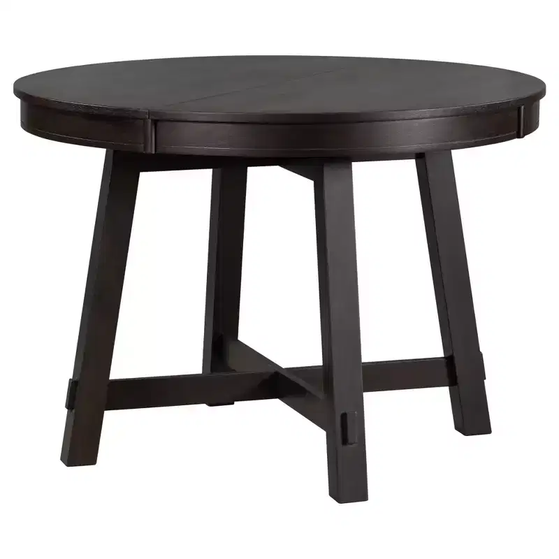 Whisen 5-Piece Farmhouse Dining Table Set with Extendable Dining Table and 4 Upholstered Dining Chairs