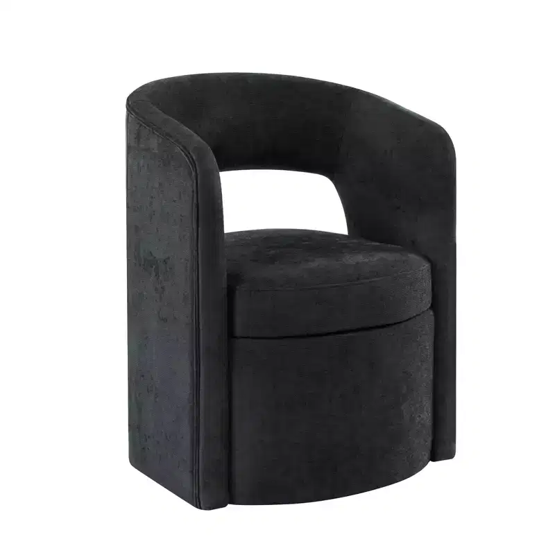 Dining Chair With Hollowed-out Backrest