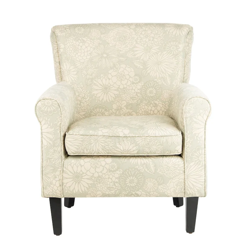 Grey Fabric Club Chair - 30W x 33D x 32H
