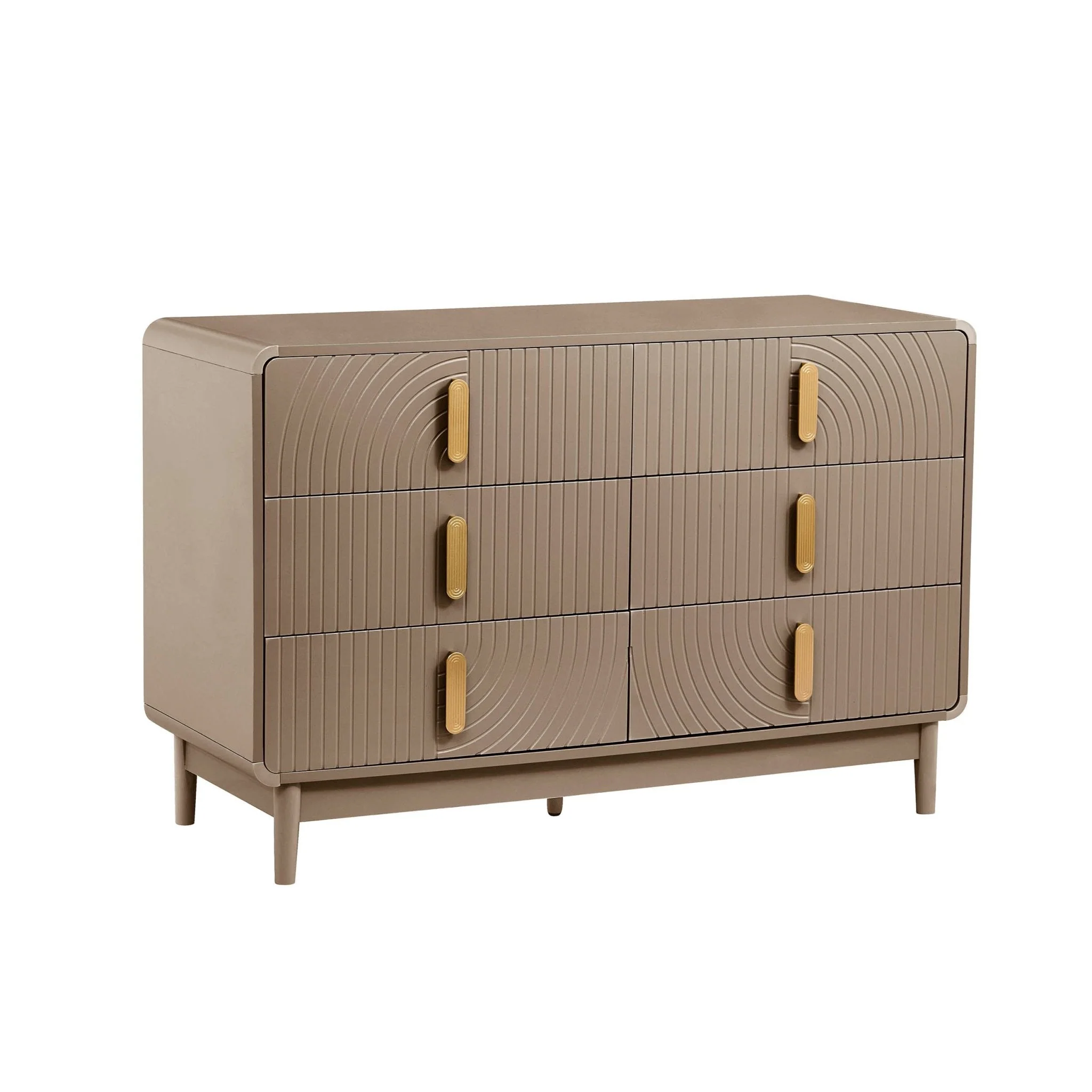6 Drawer Chest - Taupe