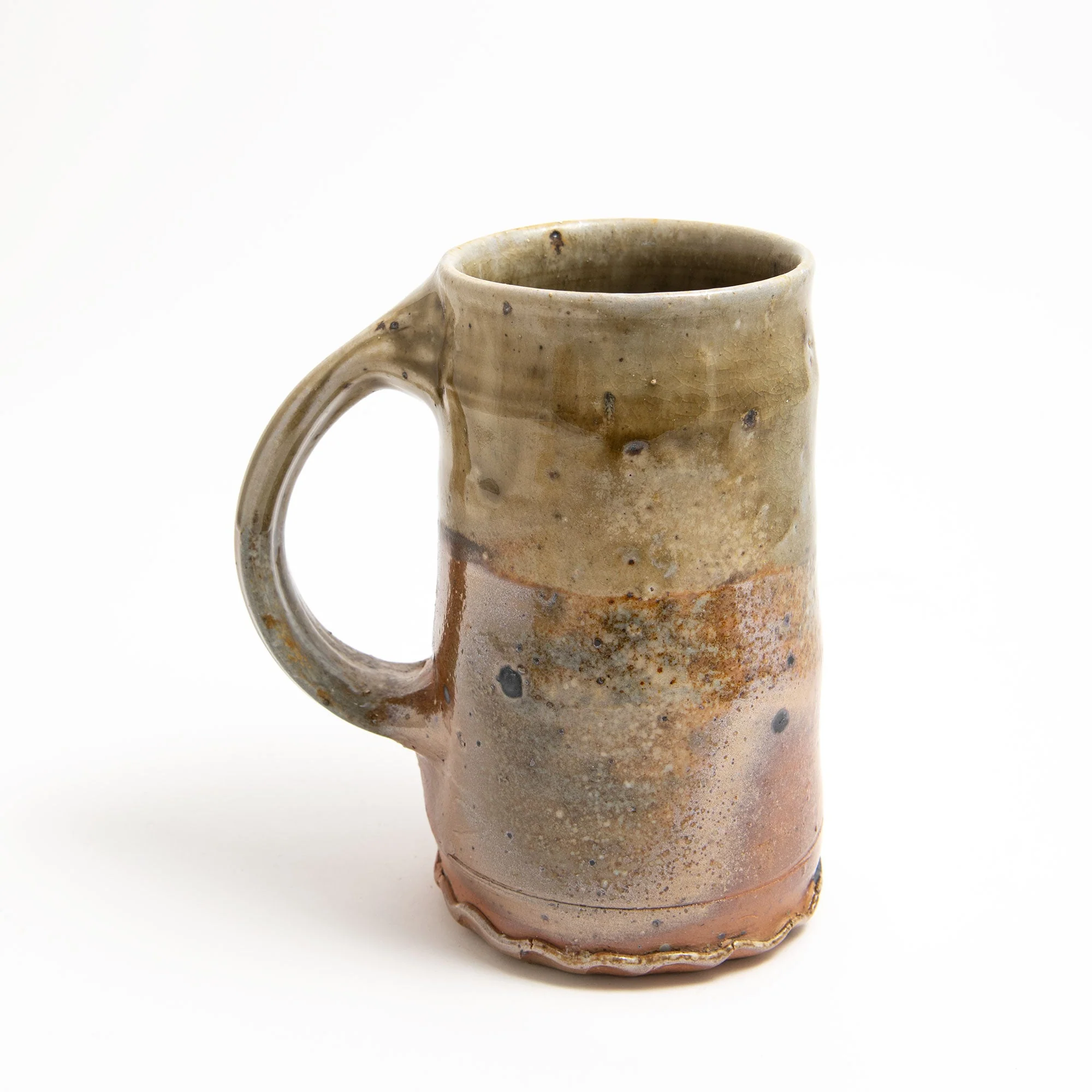 Natural Ash Celadon Beer Tankard