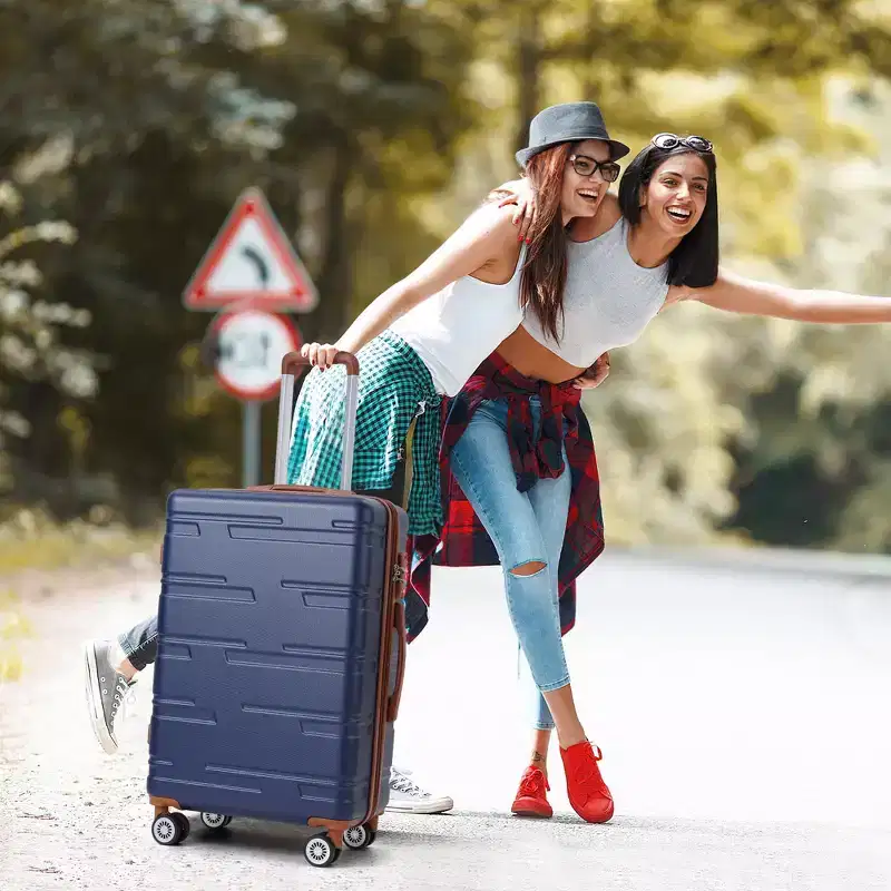 20 Inch Expandable Hard Shell Carry on Luggage with Spinner Wheels, Hardside Carry on Suitcase