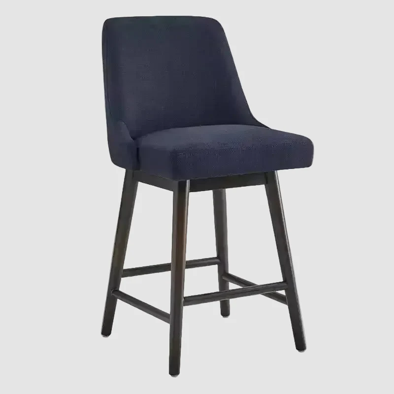 Upholstered Counter Height Swivel Bar Stools