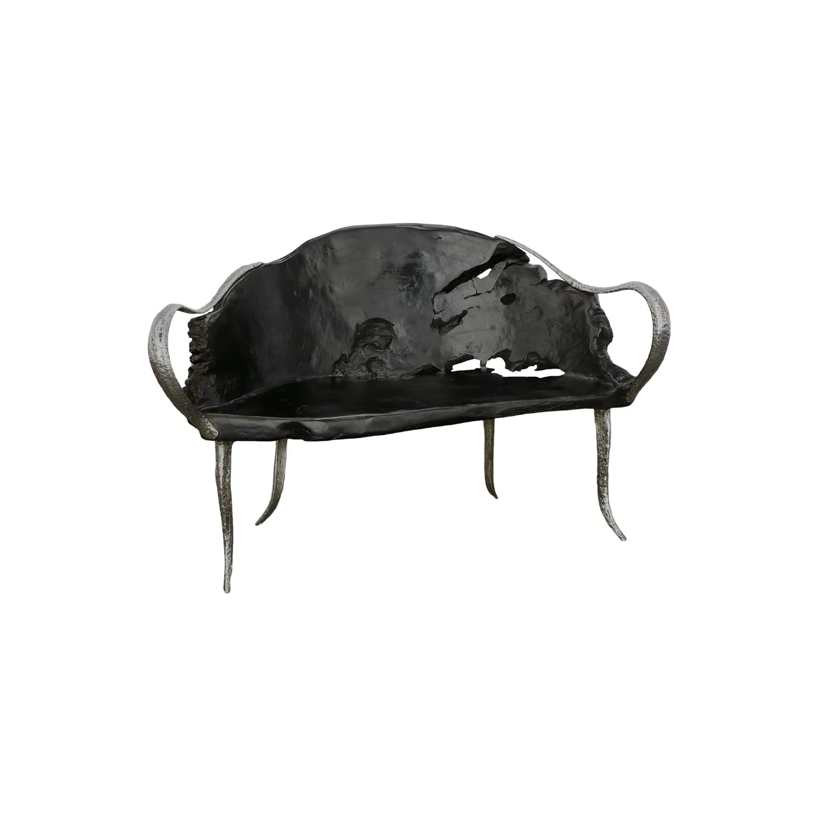 Rounded Frame Hidden Plinth Textured Chenille Ginger Sofa